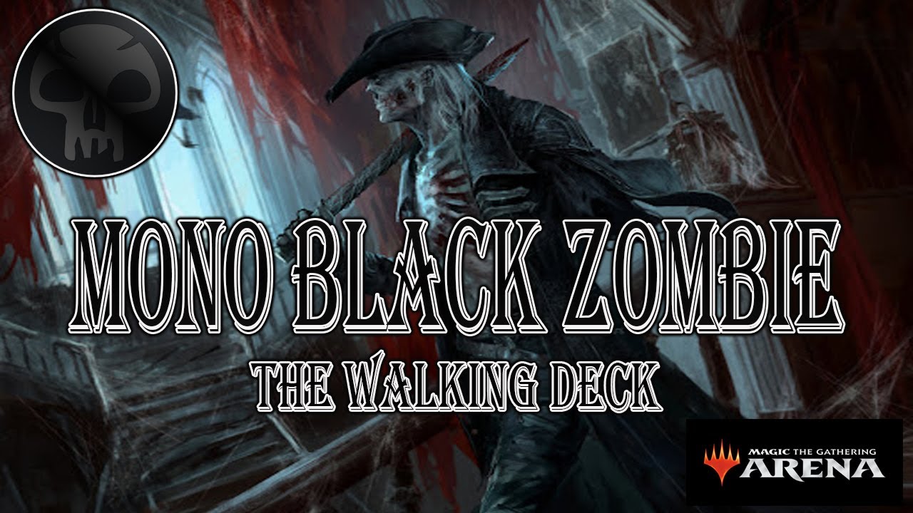 Mono Black Zombie Standard BO3 Deck Gameplay - Crimson Vow [MTG Arena]