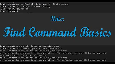 Tutorial#004 - Unix Find Command Interview Questions |Unix Tutorial| English| Beginners| Experienced