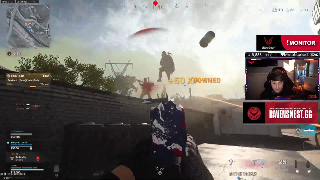 JUKEYZ 360 DESTROYS A TEAM | Warzone Clips