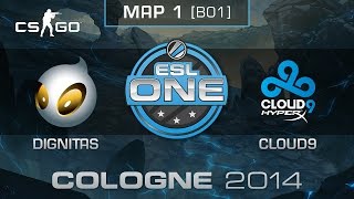 Dignitas vs. Cloud9 - ESL One Cologne 2014 - Group D - CS:GO