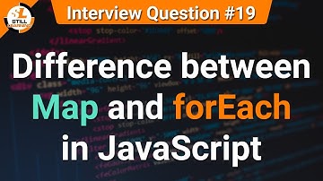 Difference between Map and forEach | JavaScript Tutorials in Hindi | Interview Question #19