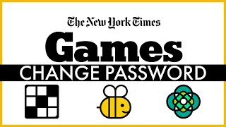 How to Change NYT Games Account Password 2023