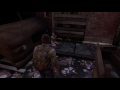 The last of us- the girl hides her toy as Joal gets close to her