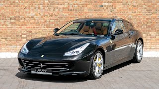 2018 Ferrari GTC4 Lusso - Nero Daytona - Walkaround, Interior \& Loud Revs - High Quality