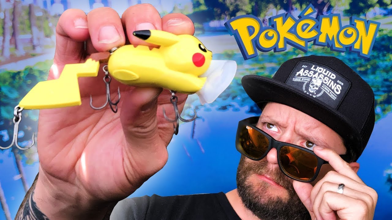Will Fish Eat A Pokémon Pikachu Lure? (Fishing Challenge) 