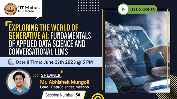 Exploring the World of Generative AI: Fundamentals of Applied Data Science and Conversational LLMs