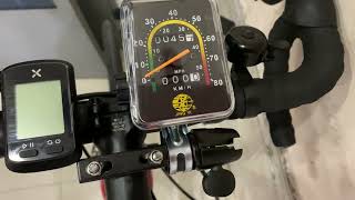 Speedometer mechanical (Jing Yi) 4K on road bike