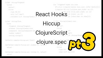 ClojureScript wrapper for React with Hooks pt3