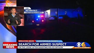 Crime Insider: Search underway after officer shot in Chesterfield