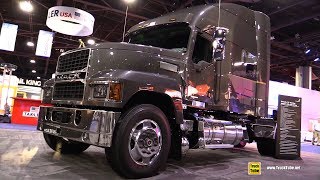 2018 Mack Pinnacle 64T 70inch Sleeper Truck  Walkaround  2017 NACV Show Atlanta