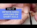 How to apply opi polish on short nails with lisa kern