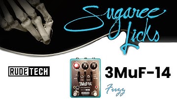 RudeTech 3Muf-14 Fuzz Pedal Guitar Video Demonstration