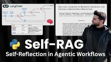 Building a Self-RAG | Making your Agentic workflows critique through Self-Reflection | LangChain