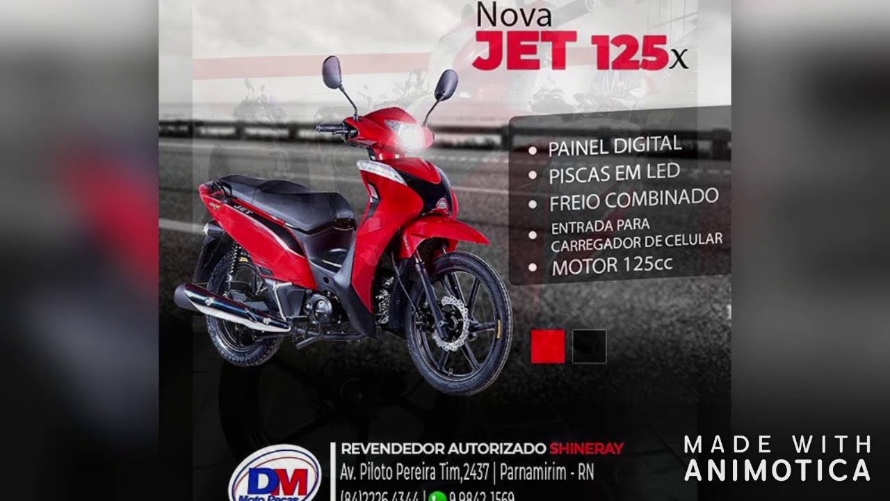 shineray jet 50x e jet125x 2020