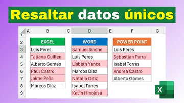 🖍️RESALTAR valores ÚNICOS de varias tablas en Excel como un EXPERTO✅