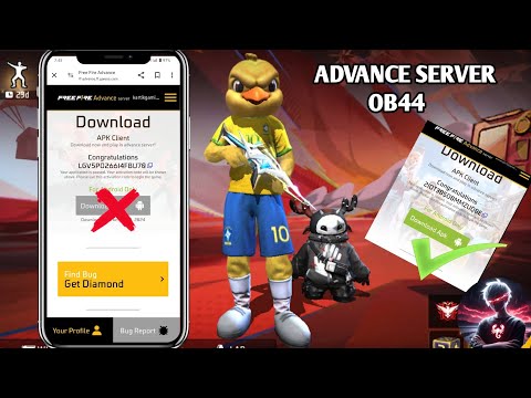 how to download &amp; open advance server | advance server download link | free fire advance server OB44