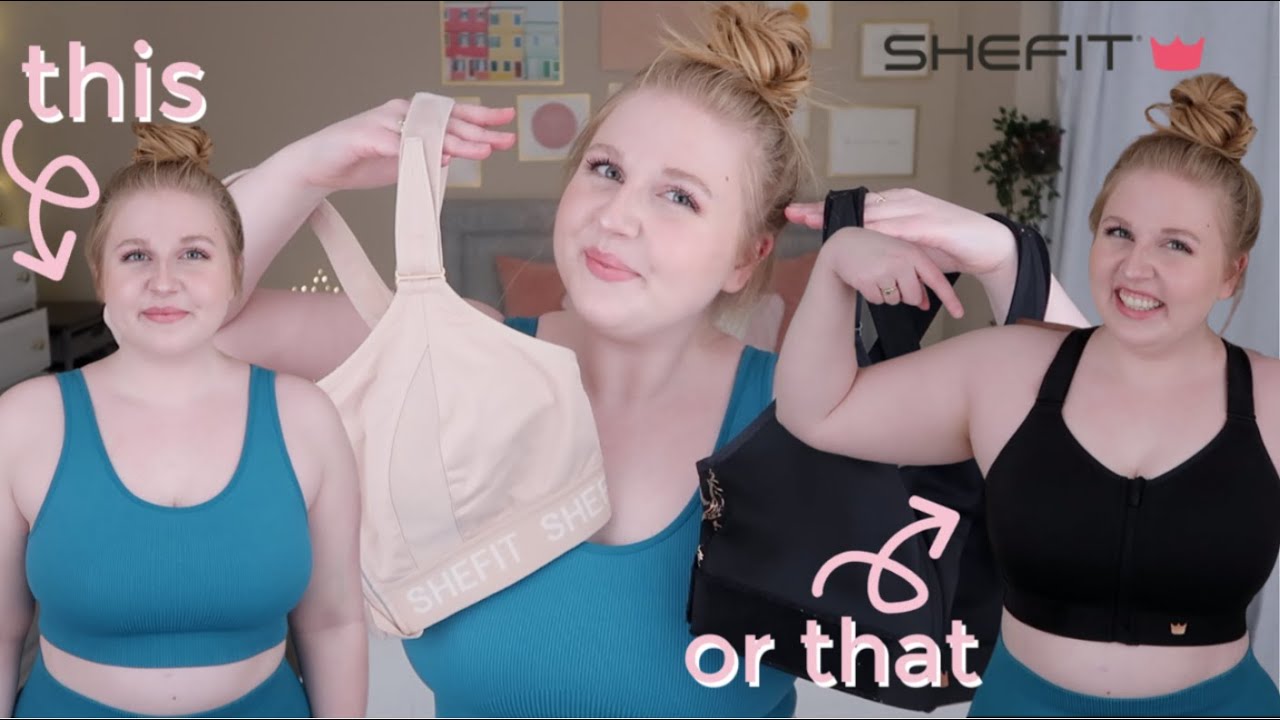 SheFit Sport Bra  try on, jump test (lol) & review! 