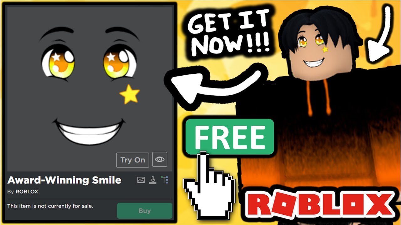 Free Accessory How To Get Award Winning Smile Roblox Youtube - roblox winning smile avatar