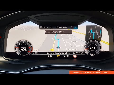 Audi Q8 I Head Unit I Navigation I 2018