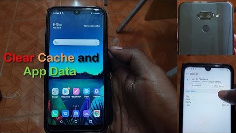 How to Clear App Cache and Data on LG K50 easy