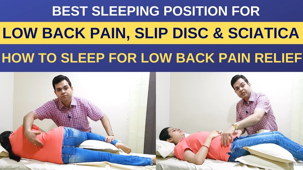 pillow position for back pain