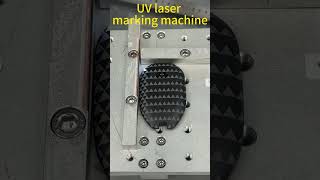 UV laser marking machine ，High precision laser engraving plastic product texture