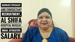 Recruitment for Doctors to Al shifa hospital Muscat Oman.