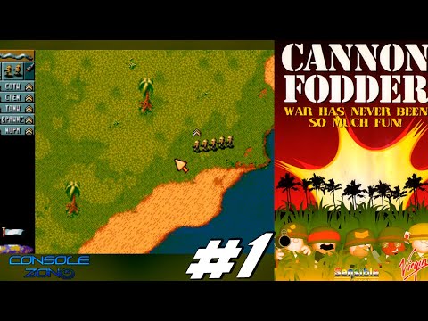 Cannon Fodder (Пушечное мясо) - 1 часть прохождения игры (Sega Mega Drive, 16-bit)