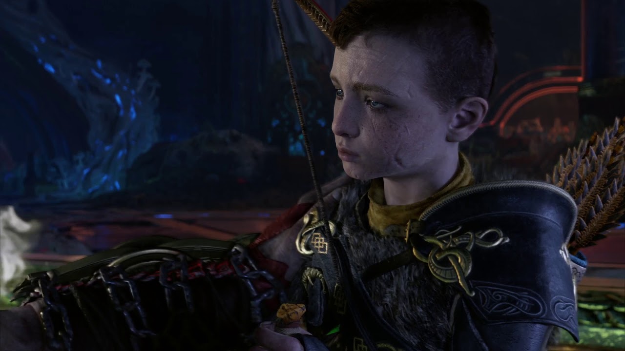 God of War - Kratos and Atreus retrieve the rune for Jotunheim - YouTube