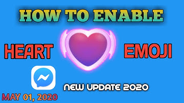 HOW TO ENABLE PULSE HEART EMOJI ON FACEBOOK MESSENGER | FACEBOOK MESSENGER NEW UPDATE