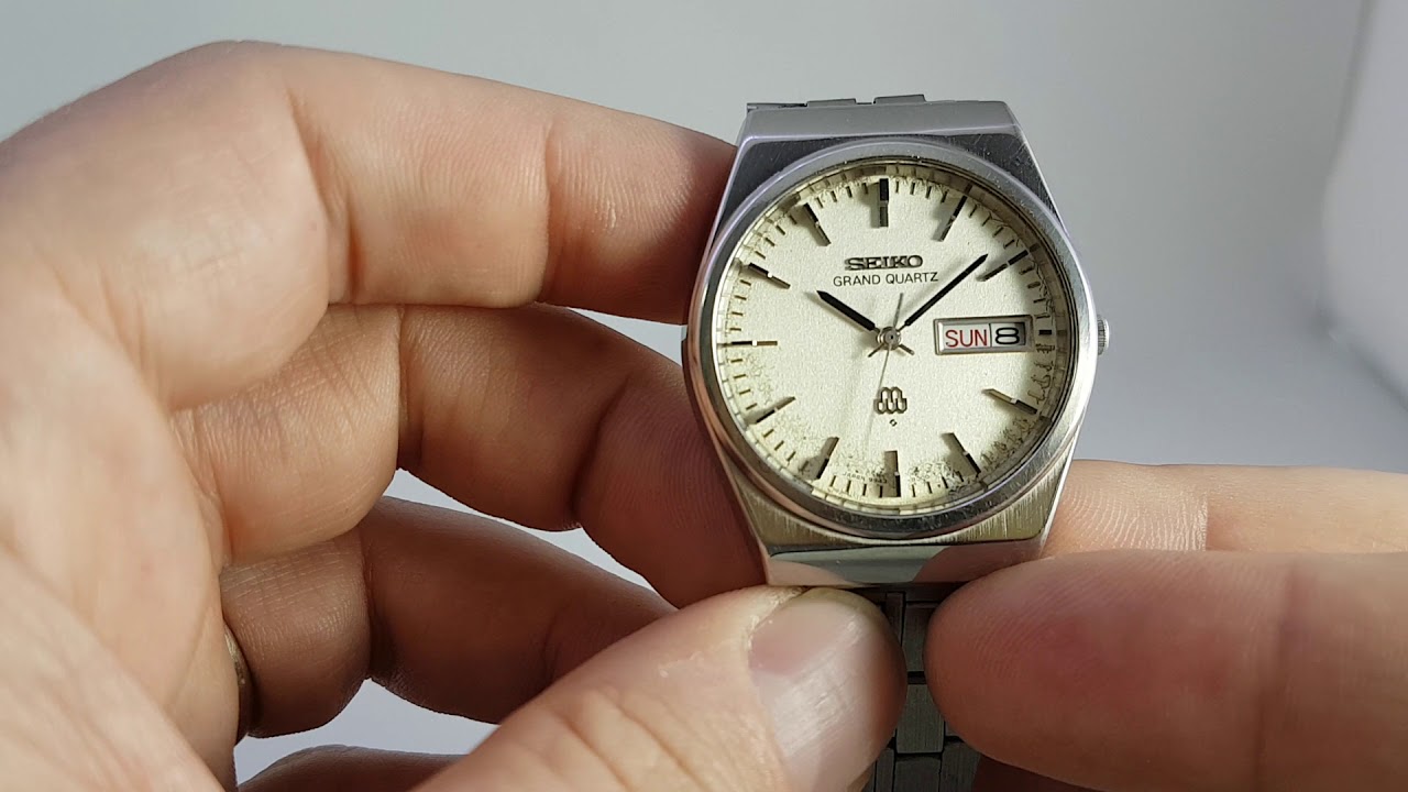 1978 Seiko Grand Quartz (twin quartz) vintage watch model number 9943-8000  - YouTube