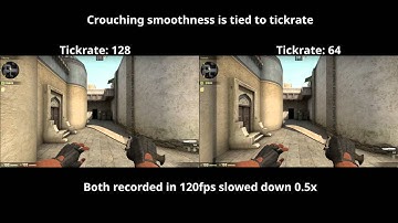 CS:GO Crouching/Tickrate bug.
