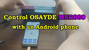 Control Your OSAYDE MSR880 with Your Android Phone! (Read & Write Magstripe Cards)