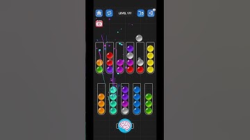 Lv 177 Ball Sort Puzzle - Color Game (Guru Game)  #ballsortpuzzle