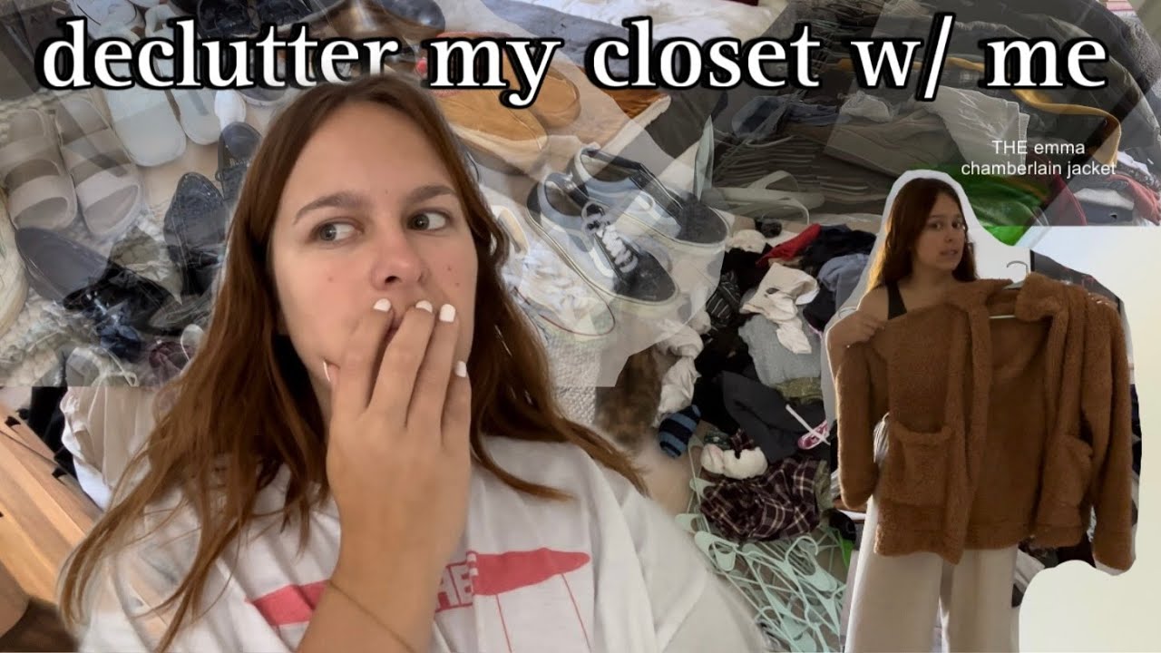 i emma chamberlain'd my closet | declutter, organize, & donate! (+ tips) 🌟