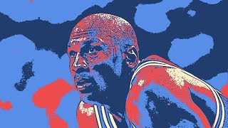 [4K quality improvement]Michael Jordan's Winning Free Throw Line Dunk (1988)