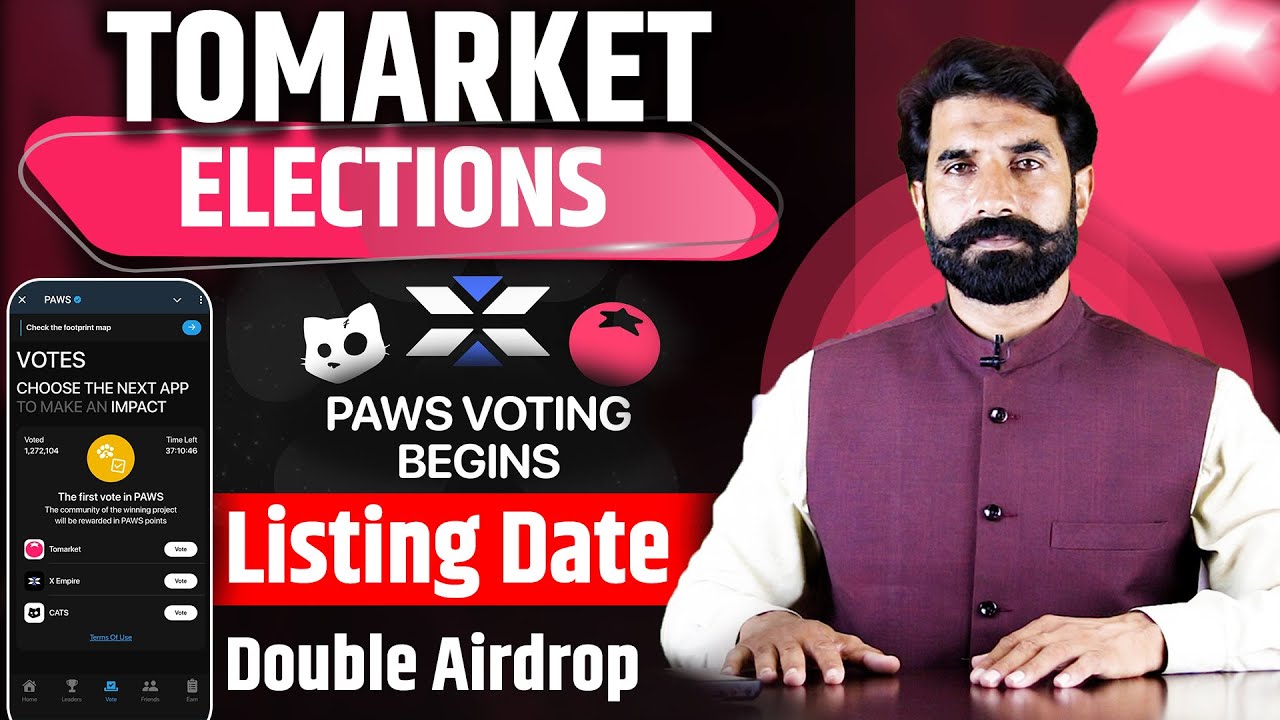 Tomarket Elections | Paws Elections | Listing Date Confirmed | Double Tomarket Airdrop | Albarizon