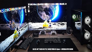 LG G5 48" OLED 4K |144Hz | VRR | G-Sync + NVIDIA RTX 5090 Gaming PC | HDR