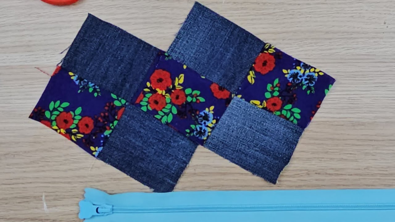 How to make recycled denim bag | sewing | easy | tutorial