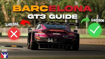 HOW TO DO BARCELONA IN iRacing | GT3 Track Guide & Tips