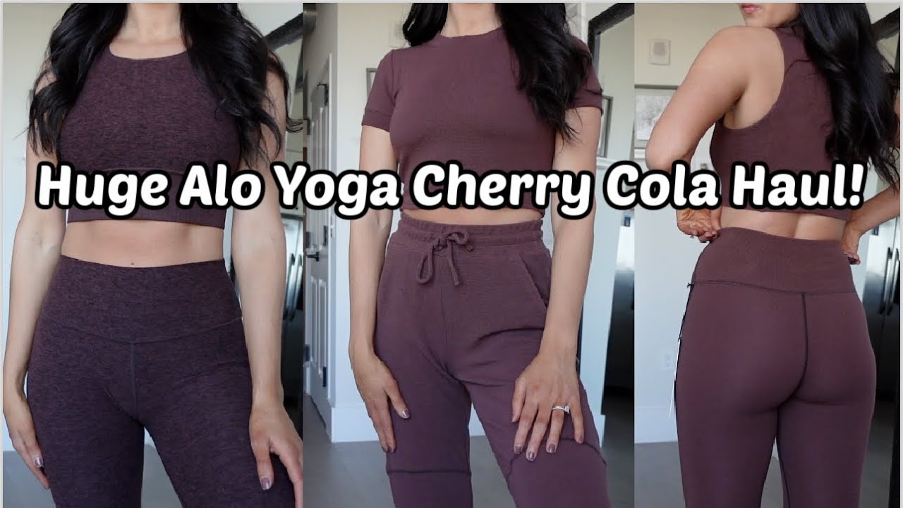 ALO YOGA CHERRY COLA HAUL