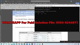 CS610 assignment 1 solution Fall 2015 | CS610 assignment 1 solution 2015 | CS610 Assignment 1 100%