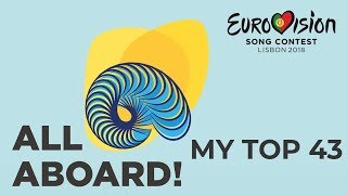 Eurovision Song Contest 2018: My Top 43