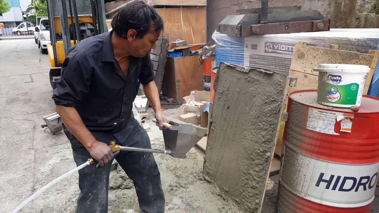 0 850 303 41 21 jet sıva püskürtme küreği ni çalıştırcak en ideal kompresör seçimi bu test ile yaptı