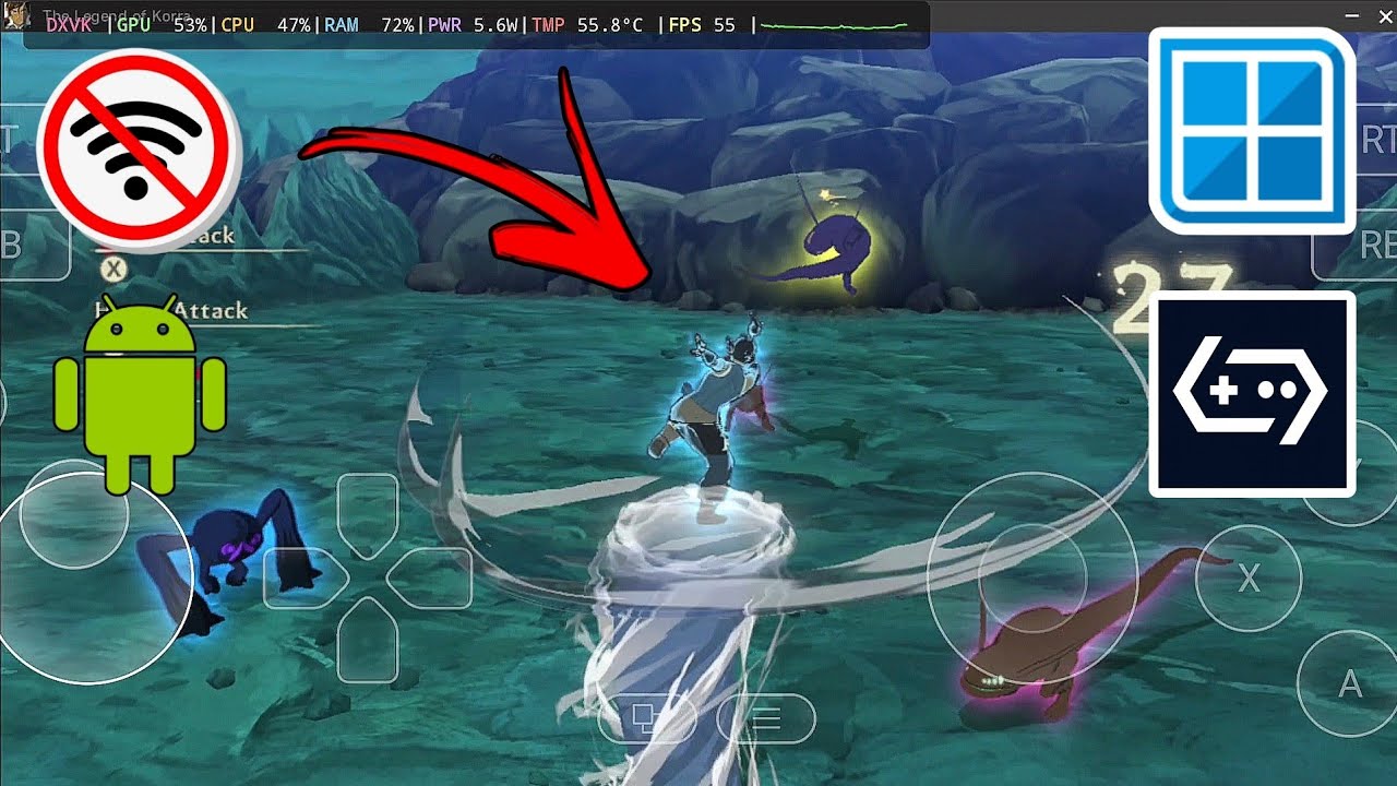 The Legend of Korra Game Android Port Winlator & GameHub Emulator - Offline Mobile/Android Gameplay