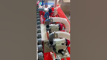 The 2-in-1 Curve & Straight Edge Banding & Trimming Machine #edgebandingmachine #woodworkingtools