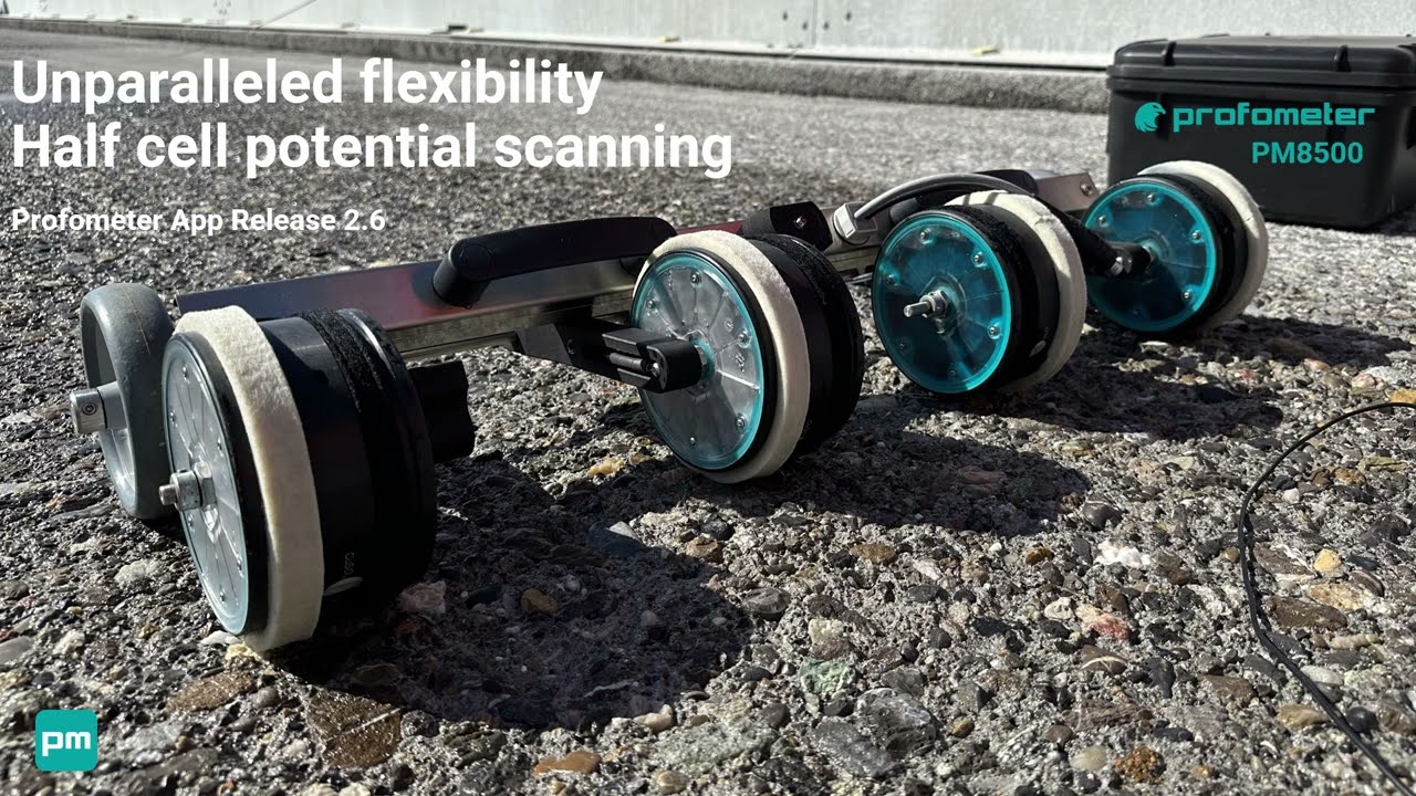 Картирование потенциала коррозии с помощью Profometer PM8500 и нового приложения v2.6