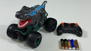 Unboxing a kids' monster truck, a Toyota GR Supra GT4, and a toy bus