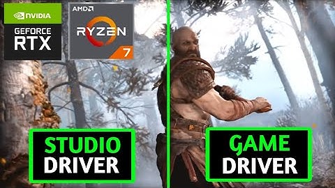 NVidia Studio Driver vs Game Ready Driver (512.15) | 6 Game Tested
