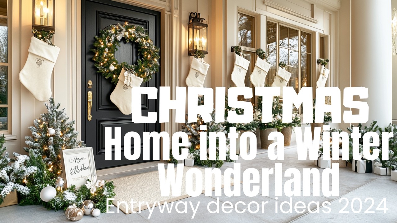 Stunning Christmas Entryway Ideas 2024: Transform Your Home into a ...